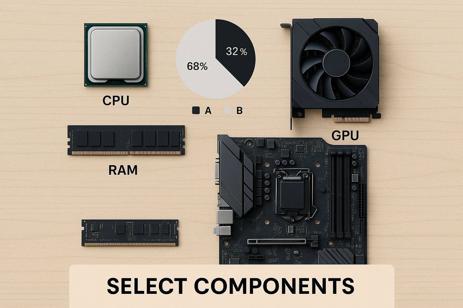 Infographic about pc build guide