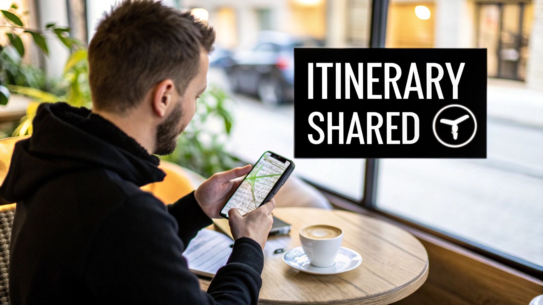 Share Your Itinerary with Trusted Contacts