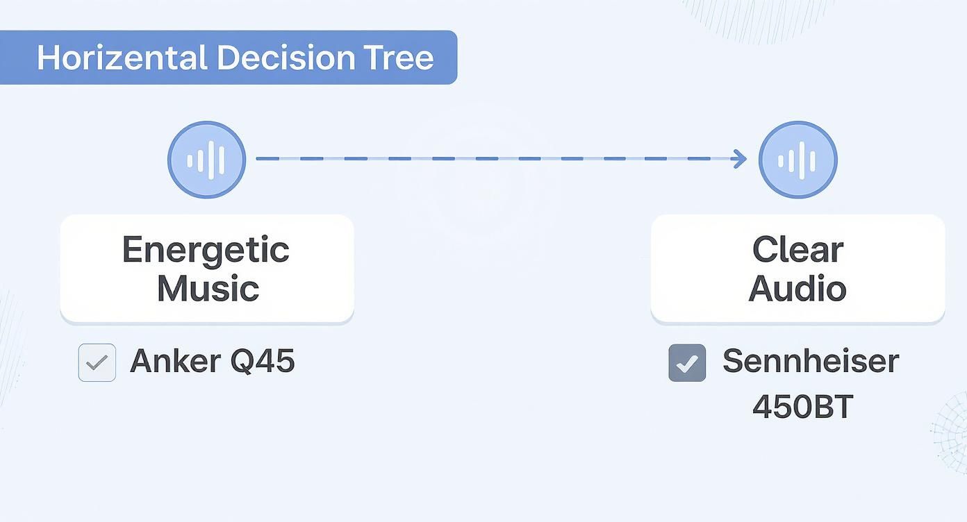 Infographic about best wireless headphones under 200