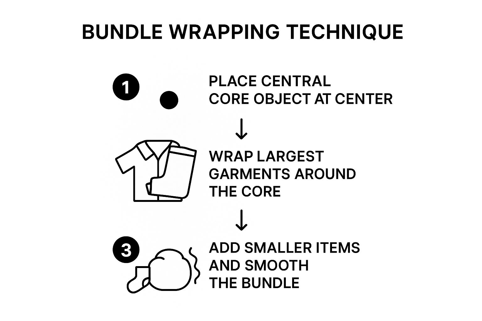 Infographic showing key data about Bundle Wrapping Technique