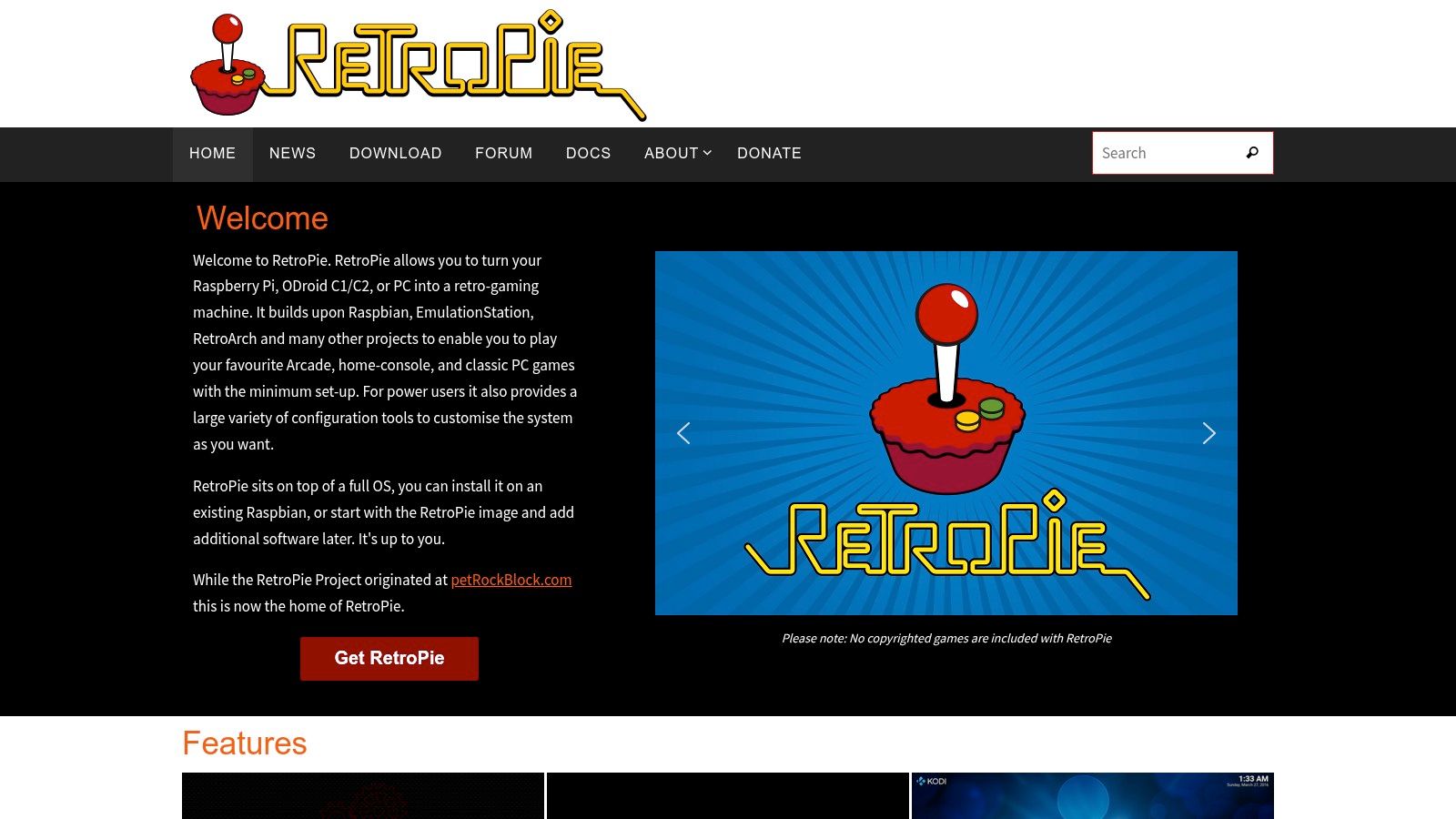 Retro Gaming Console (RetroPie)