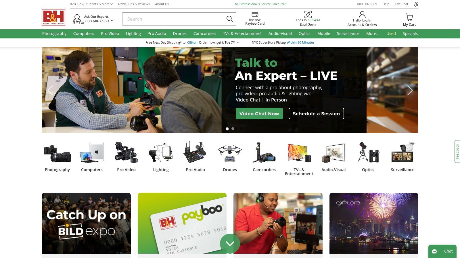 B&H Photo Video