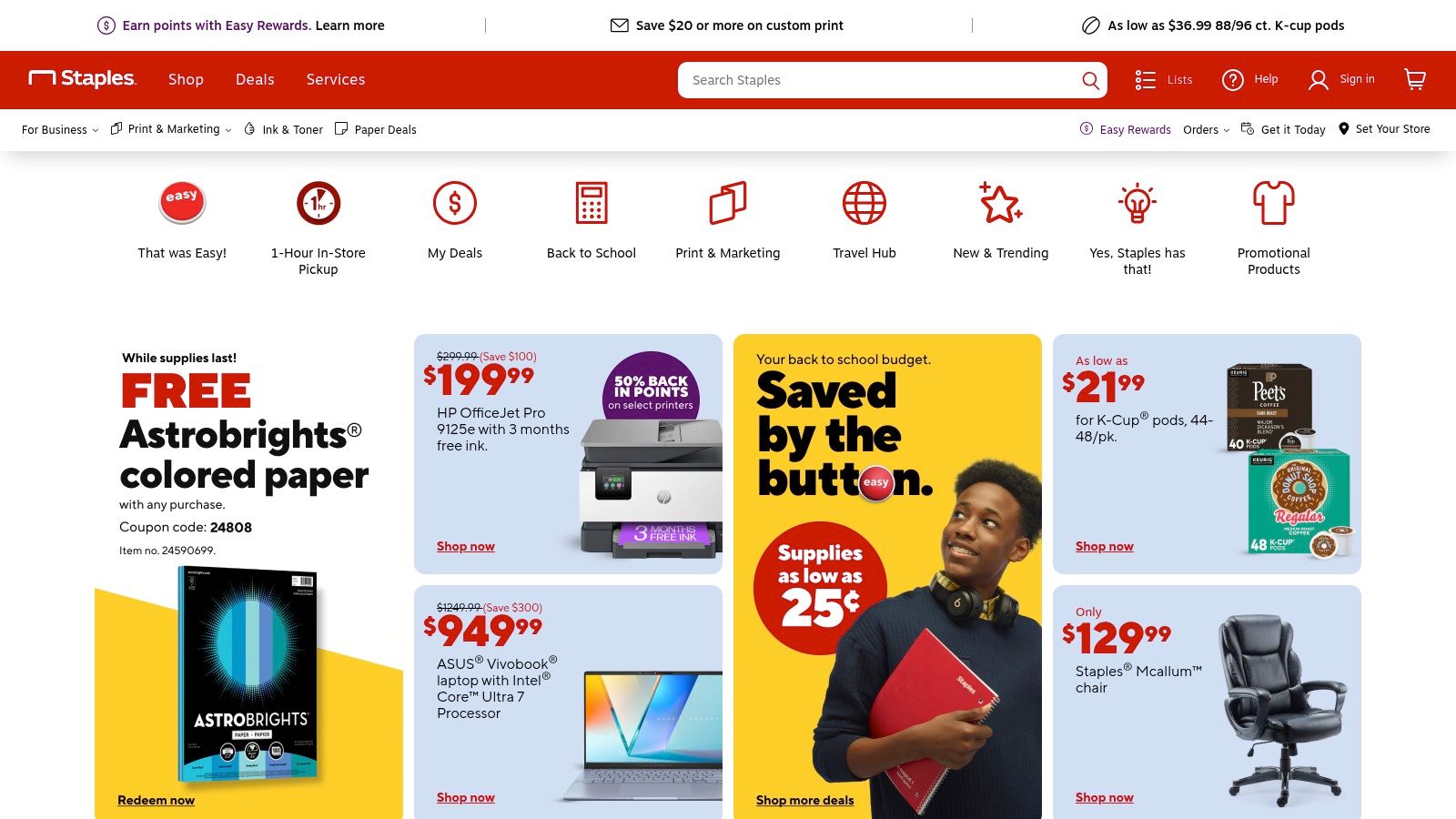 Staples