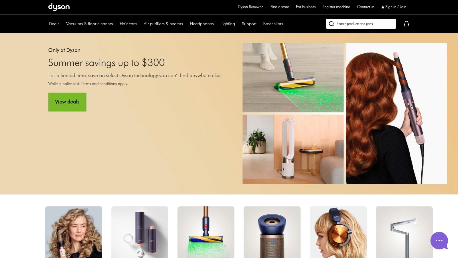 Dyson Official Website