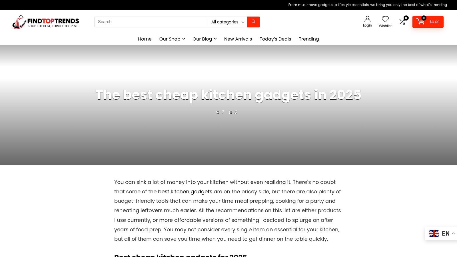 The Best Cheap Kitchen Gadgets In 2025