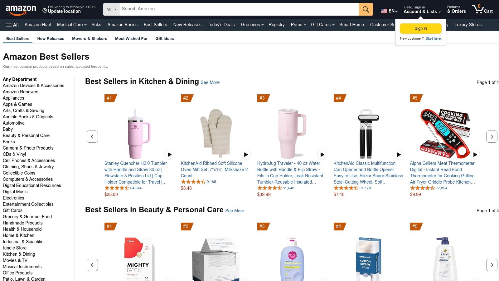 Amazon Best Sellers