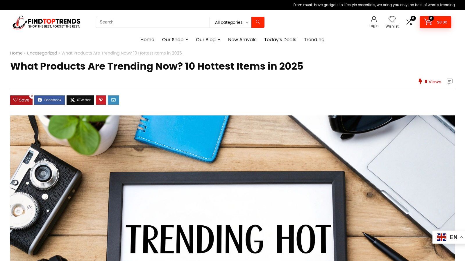 Top 10 Products: What Products Are Trending Now in 2025