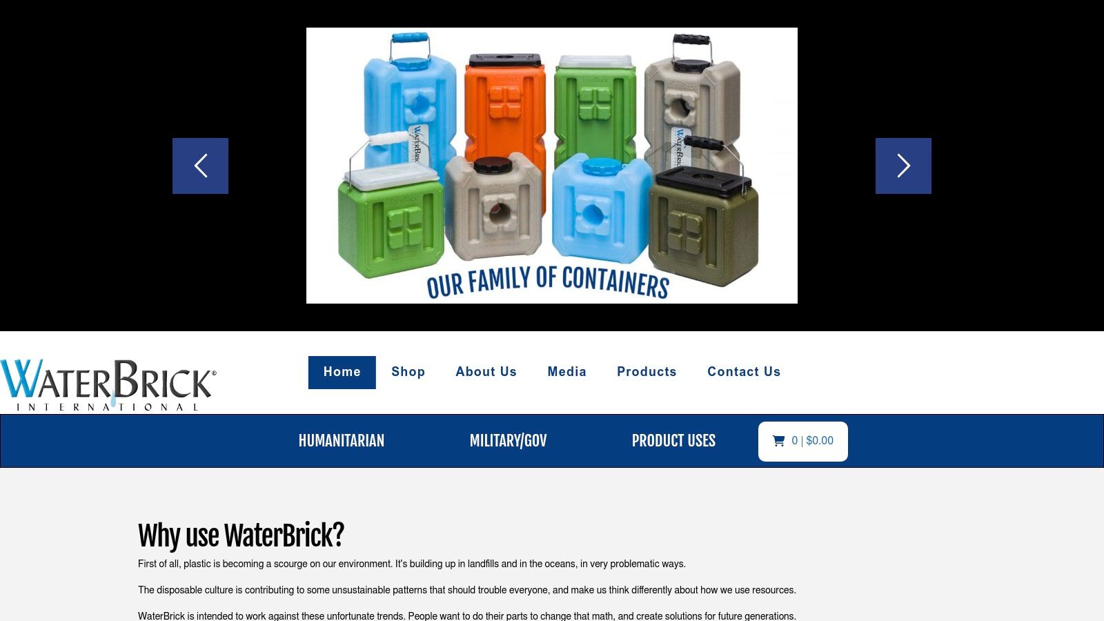 Water Storage Containers