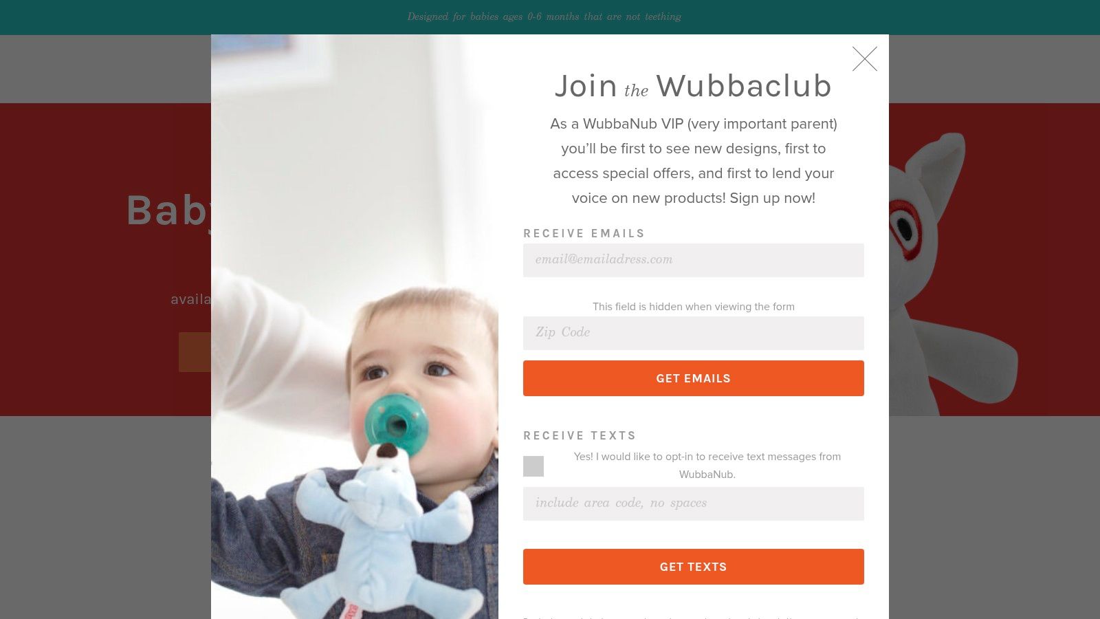 WubbaNub Infant Pacifier