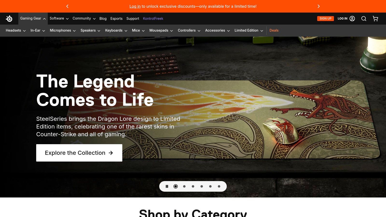 SteelSeries Official Website