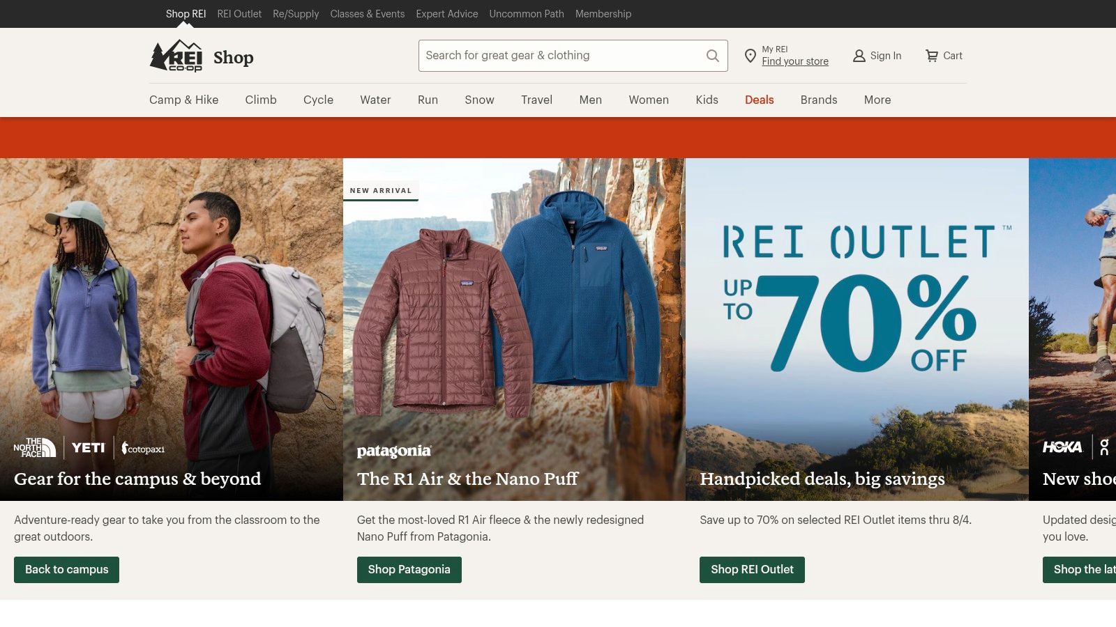 REI (Recreational Equipment, Inc.)