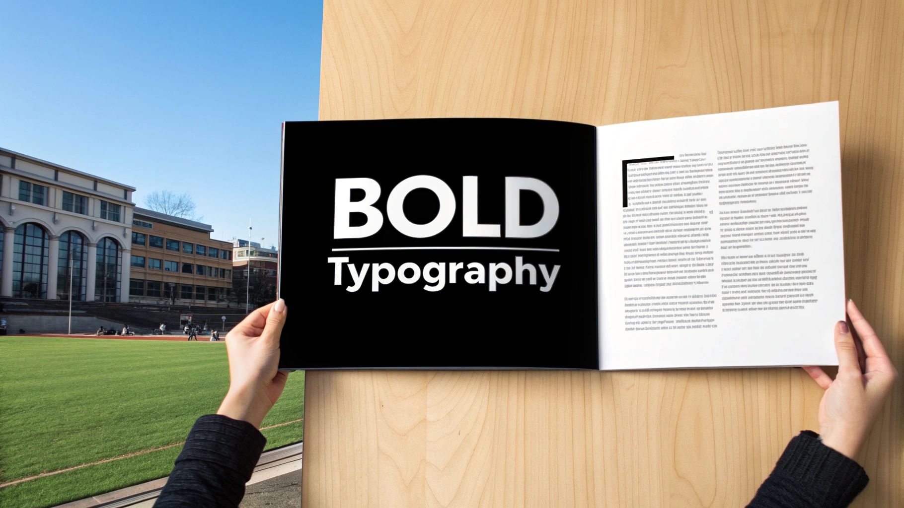 Bold Typography-Focused Design