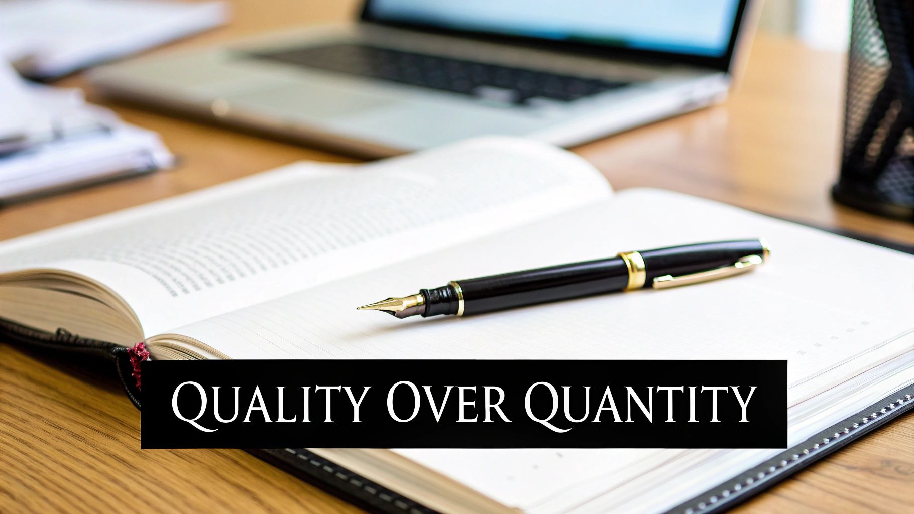 Focus on Quality Over Quantity
