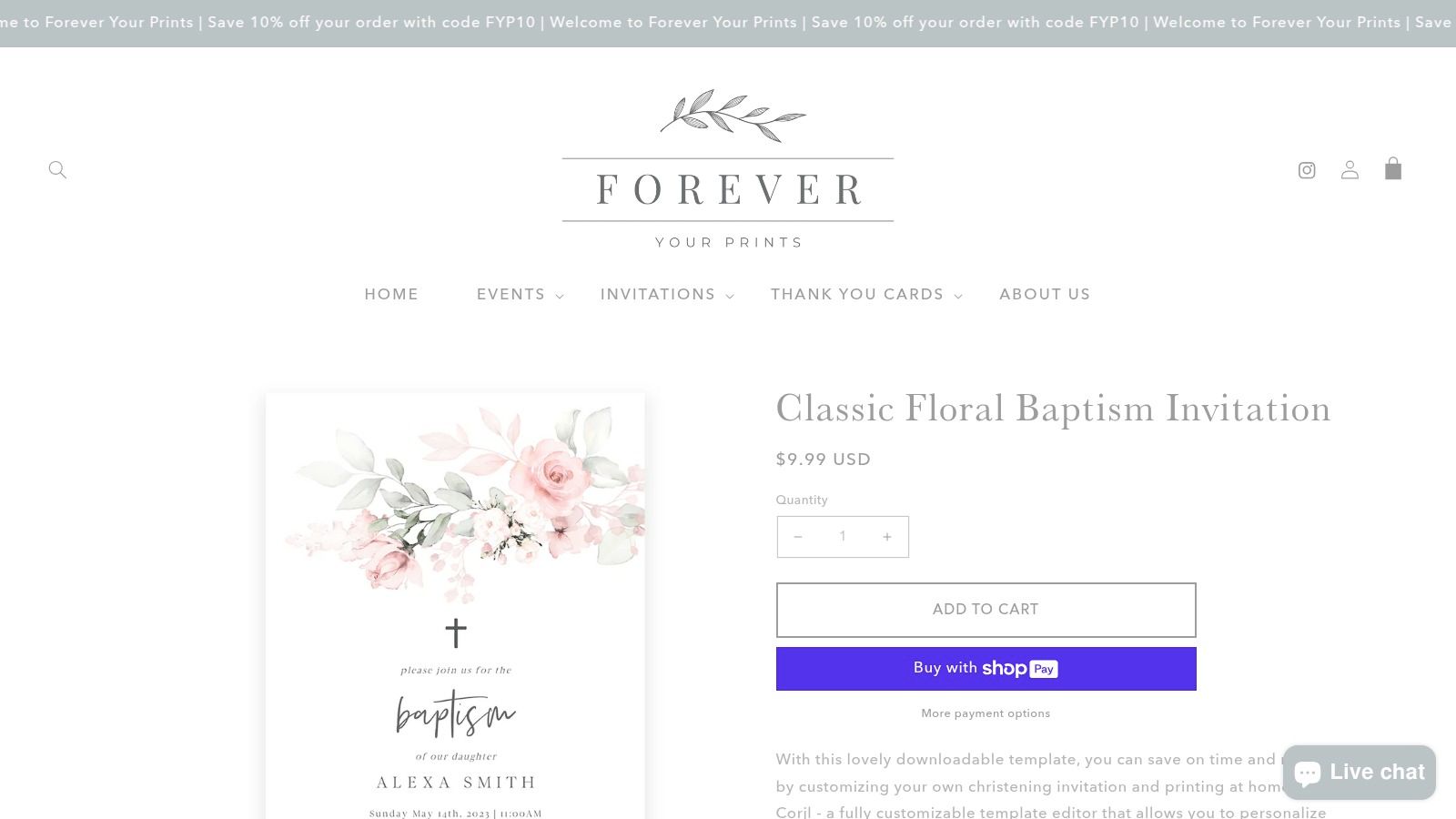 Forever Your Prints