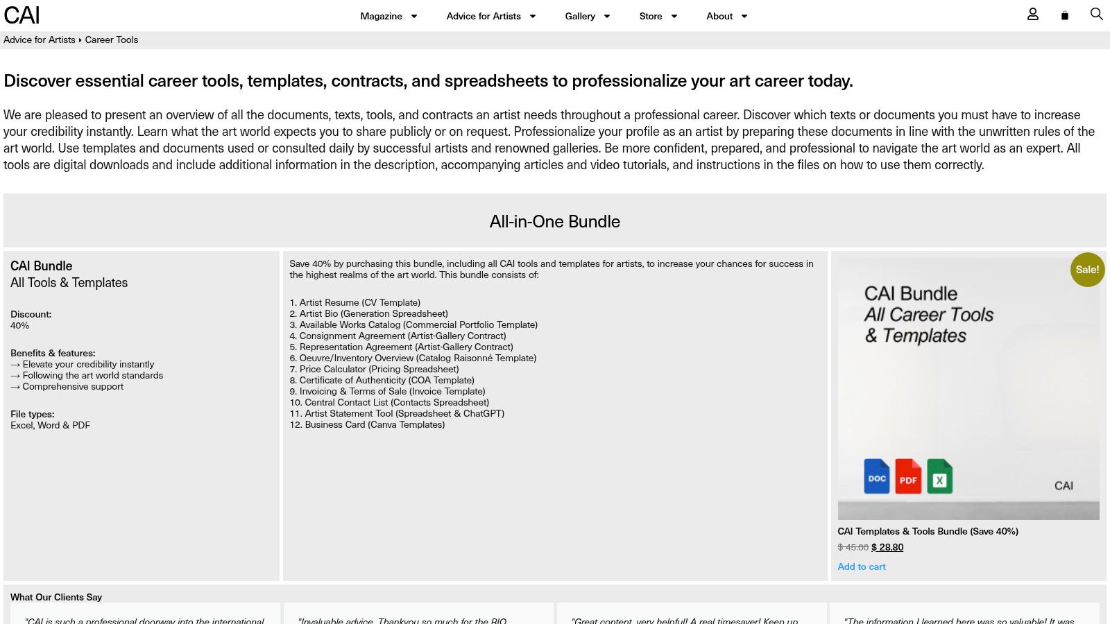 Contemporary Art Issue (CAI)