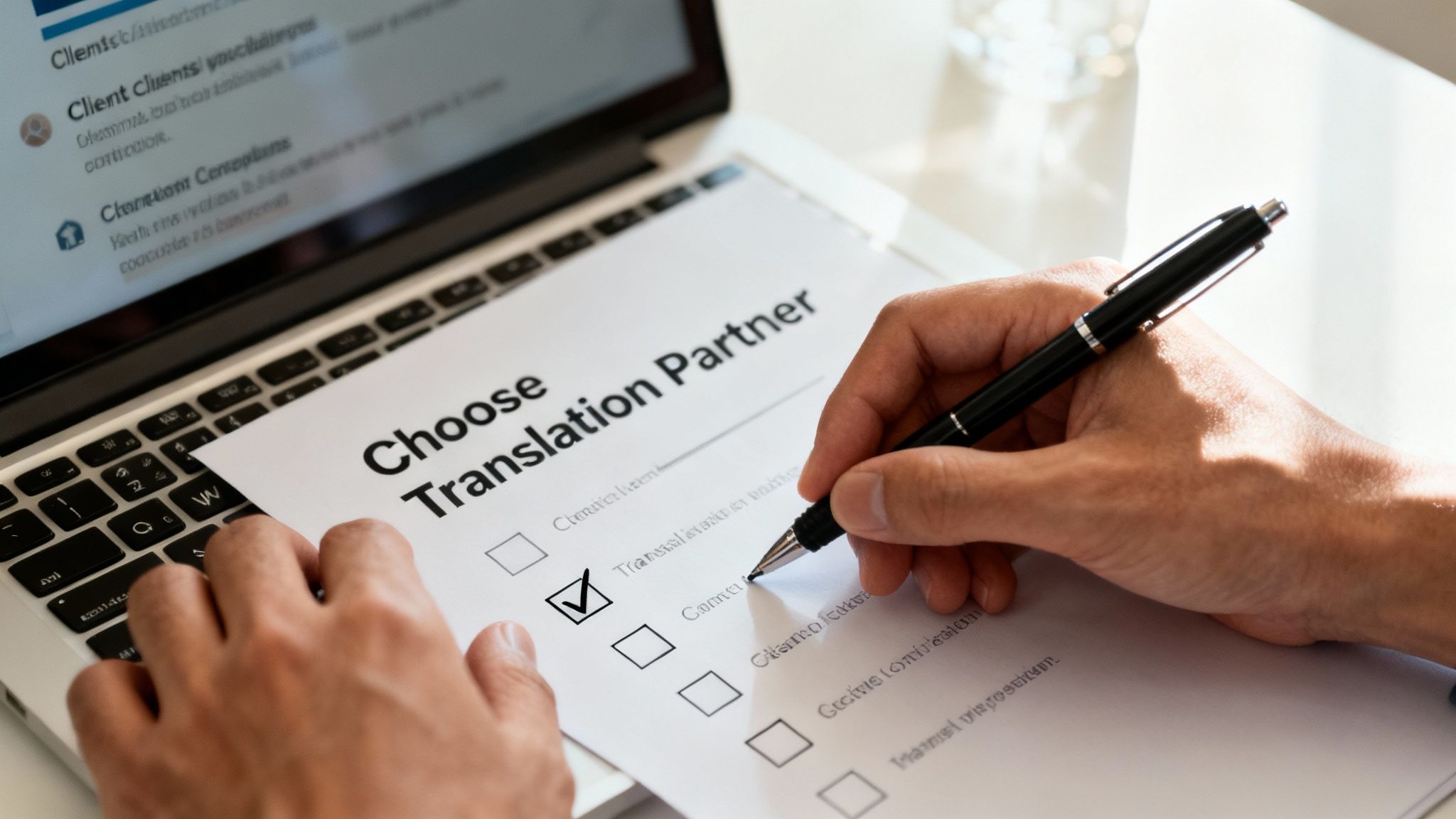 How to choose the right translation partner