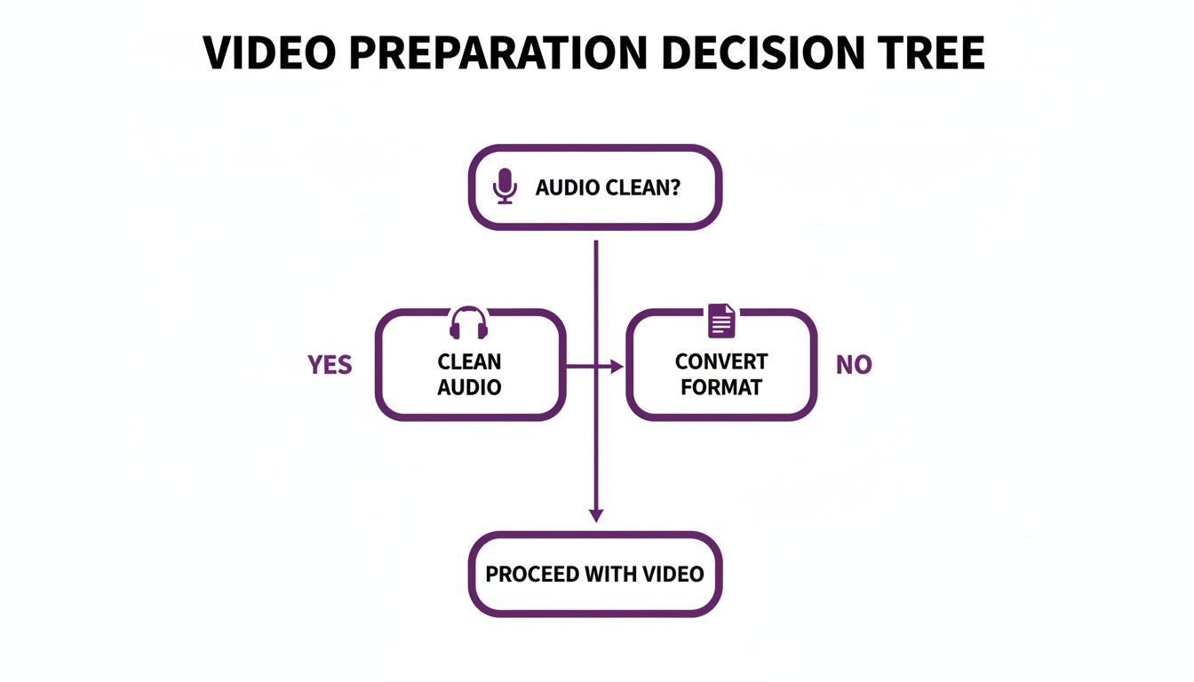 Infographic about how to create subtitles for videos
