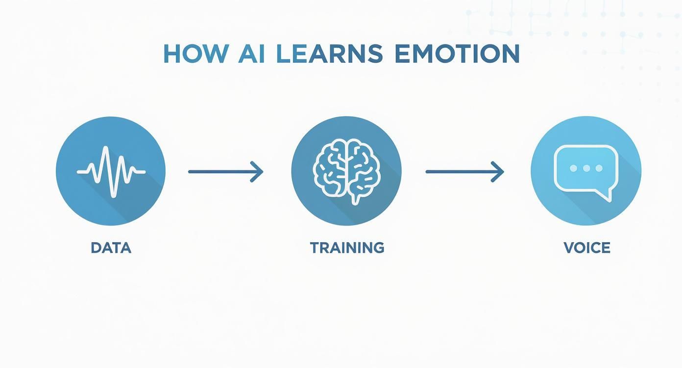 Infographic about text to speech with emotions
