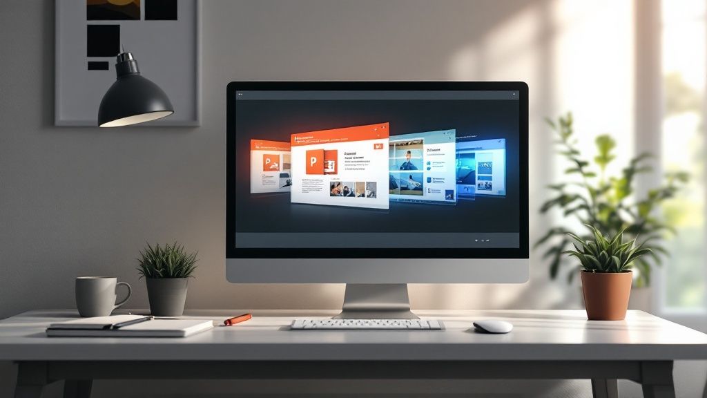 Converting PowerPoint into a Video.