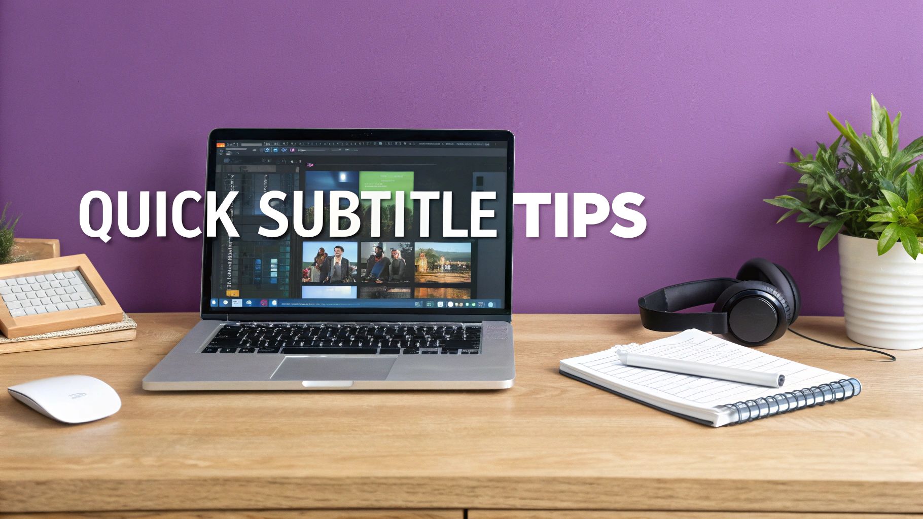 Quick subtitle workflow