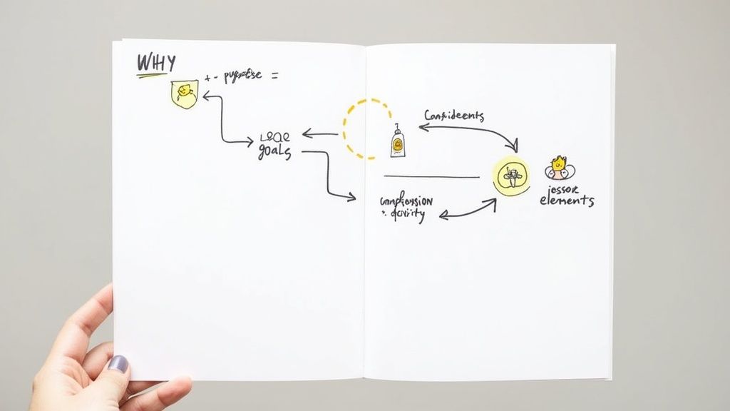A person writing on a whiteboard, brainstorming ideas for a lesson plan.