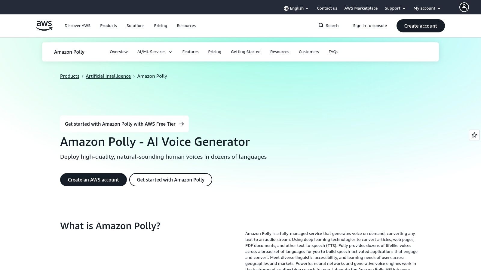 Amazon Polly (AWS)