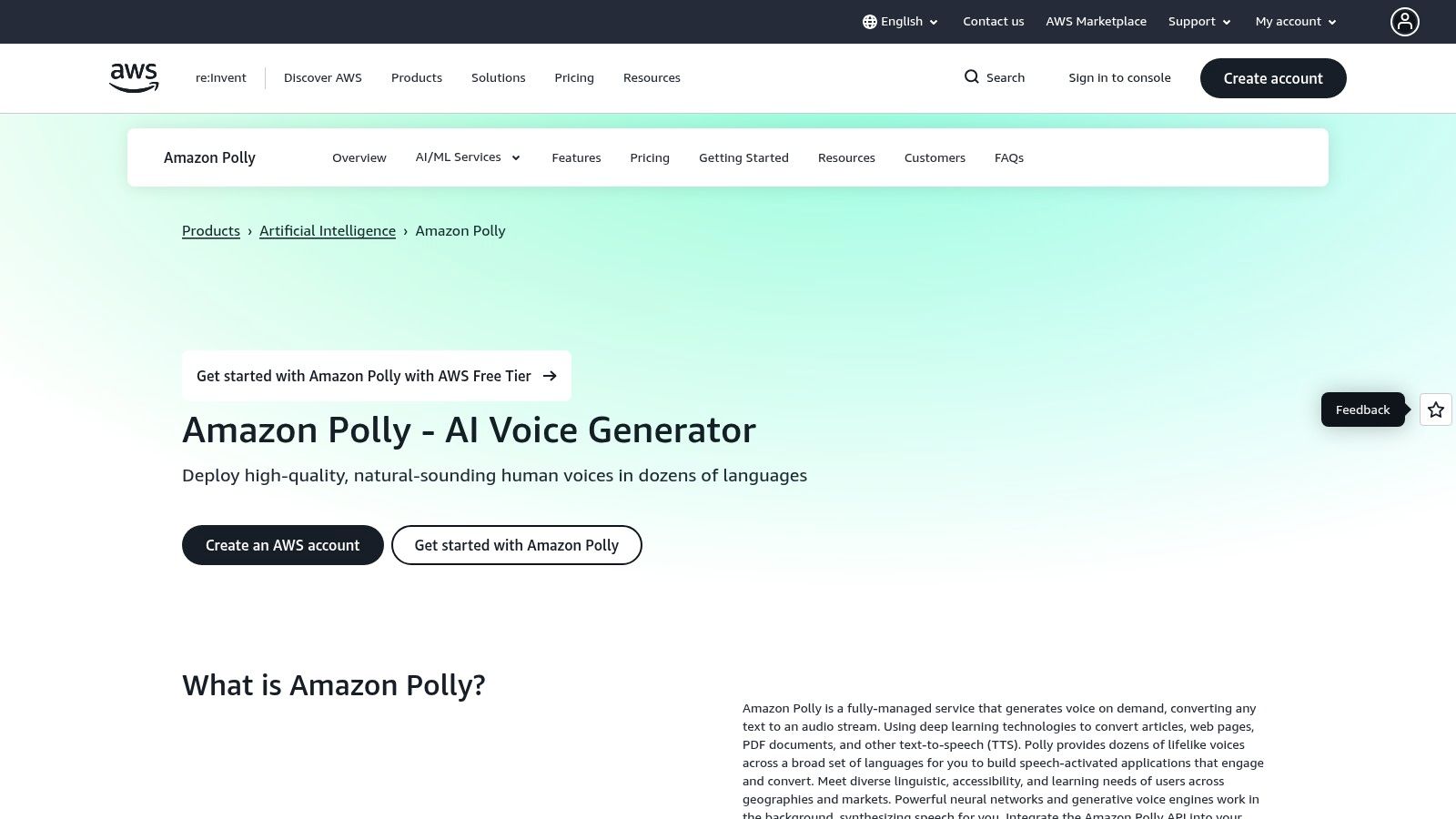 Amazon Polly (AWS)