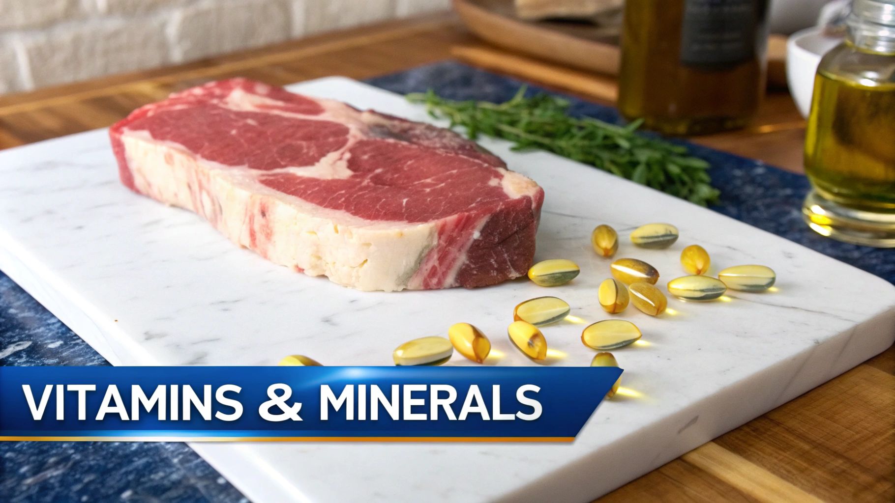 Close-up of a perfectly grilled steak showing its texture and rich colour, highlighting its micronutrient density.