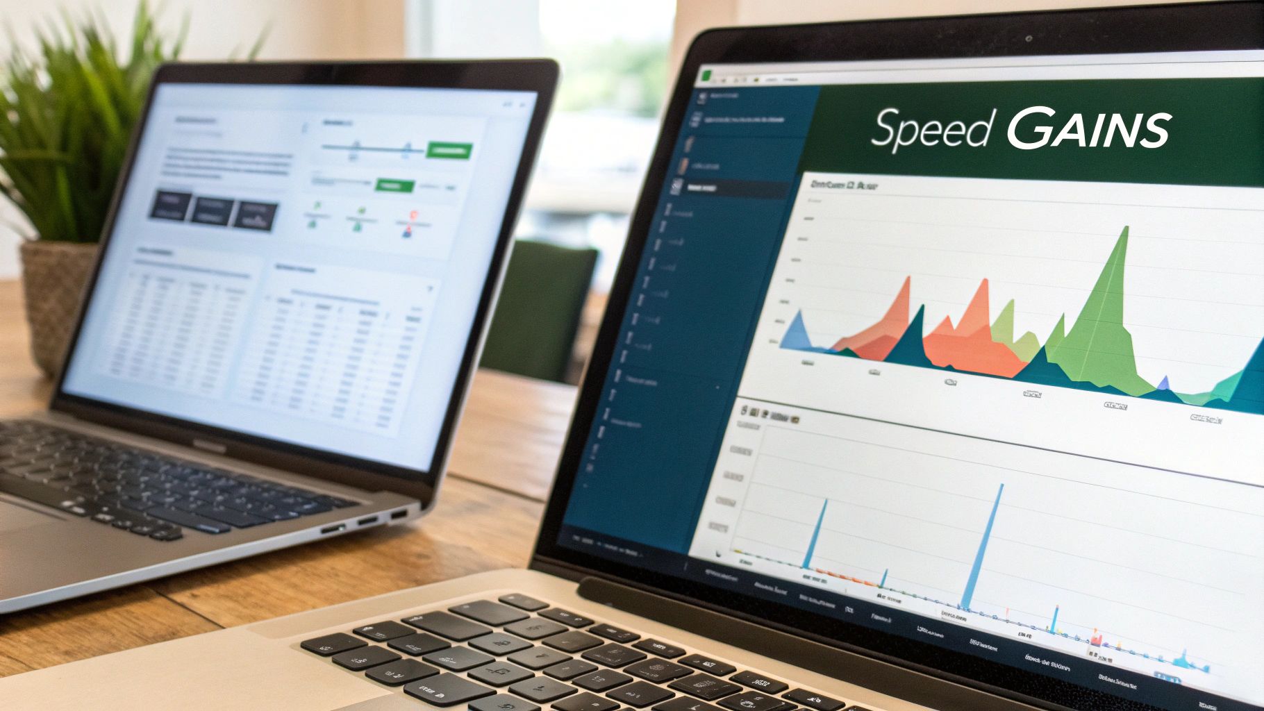 A screenshot from Google PageSpeed Insights showing high-performance scores across all key metrics after implementing WP Rocket.