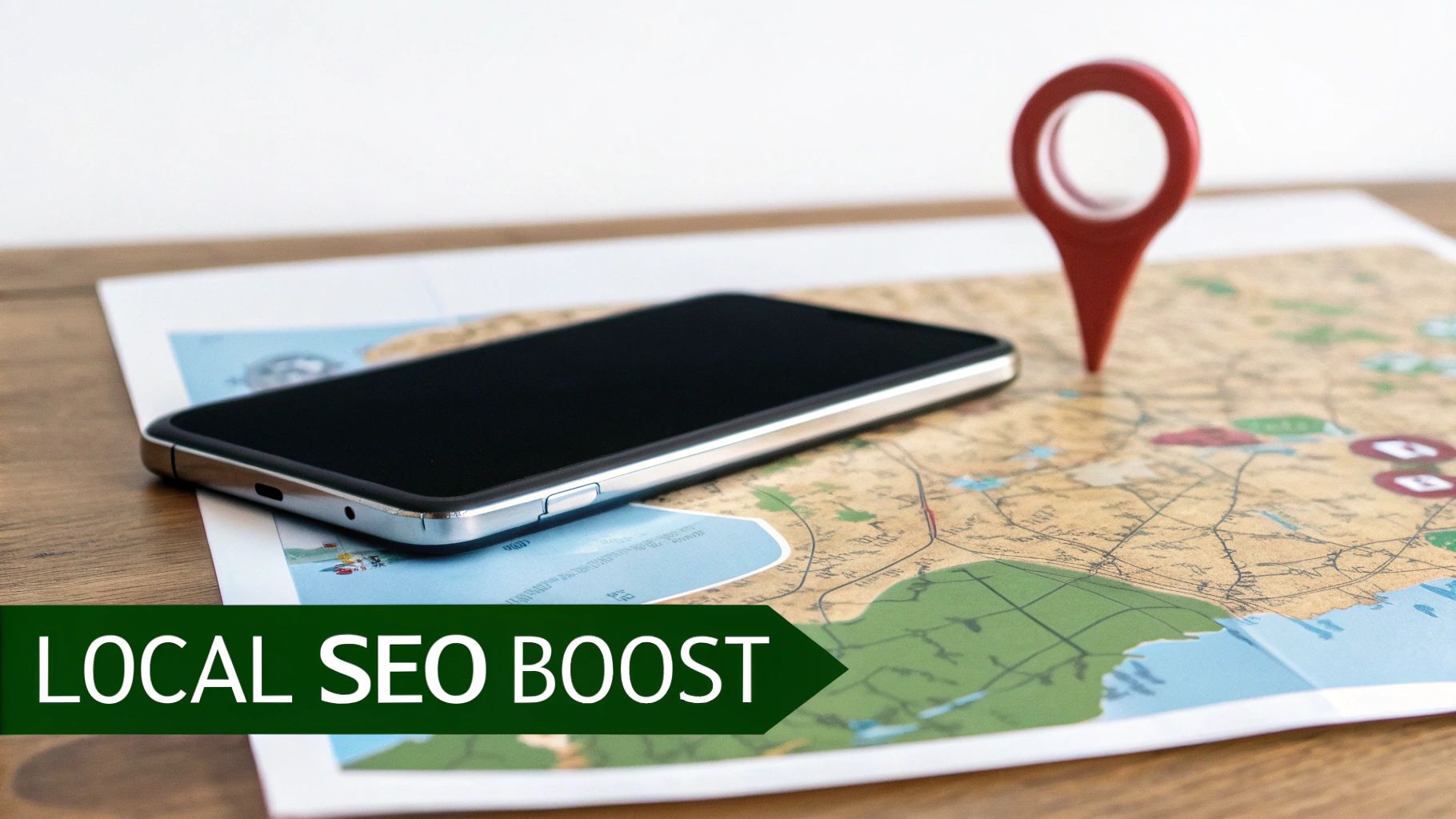 A person working on a laptop with charts and graphs in the background, representing SEO and data analysis