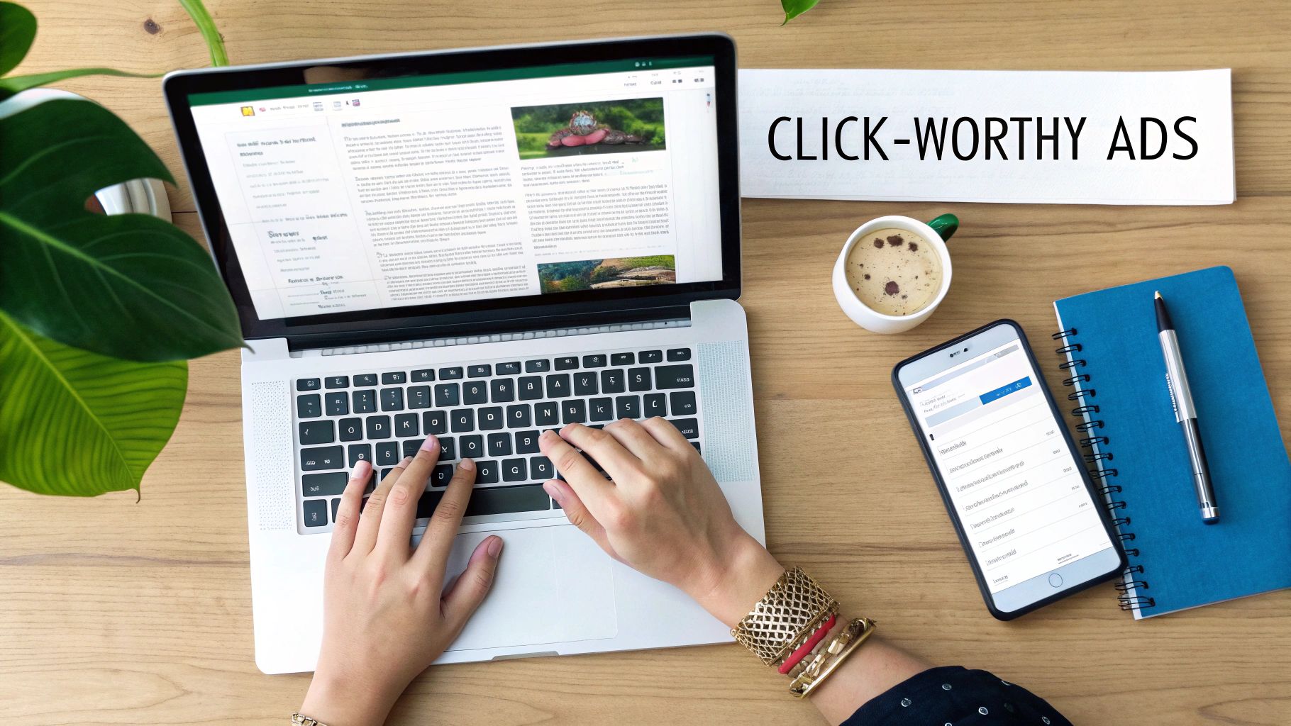 Two people collaborating on a laptop in a modern office setting.