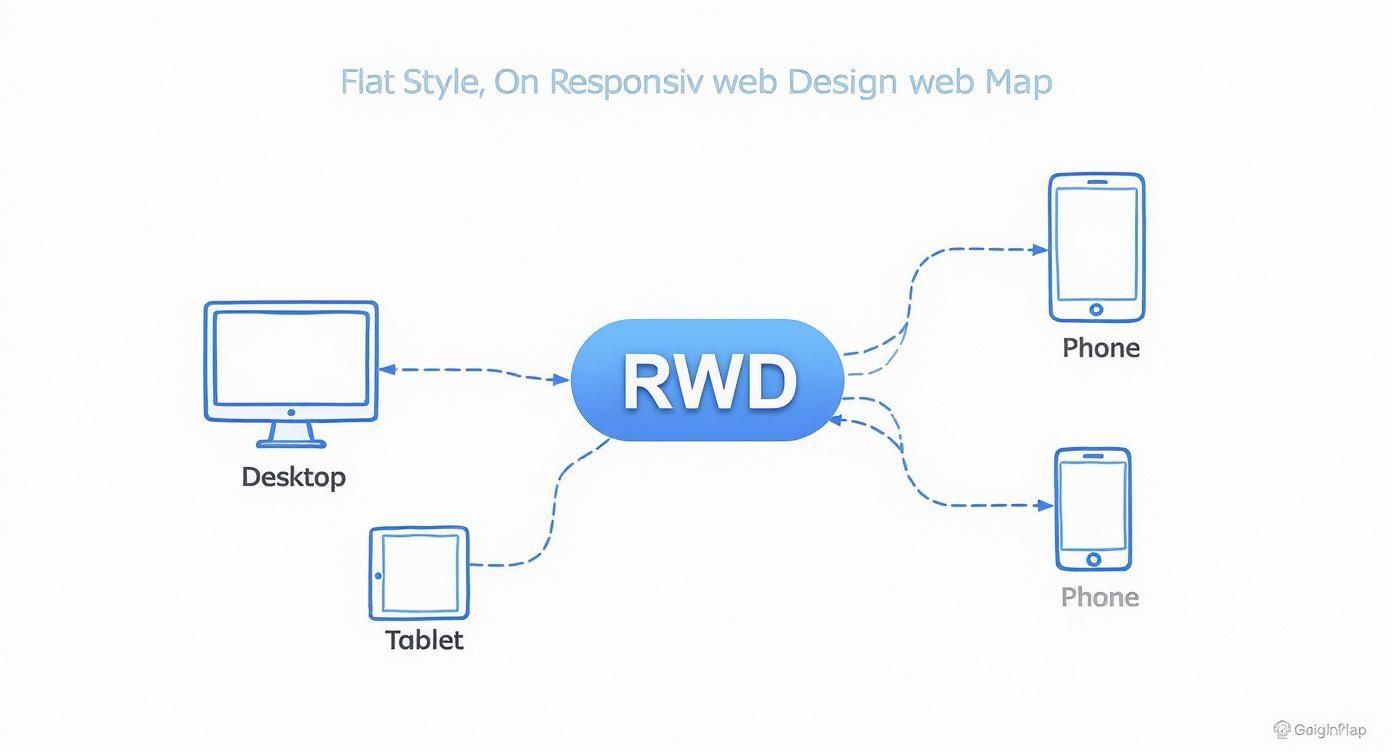 Infographic about what is responsive web design