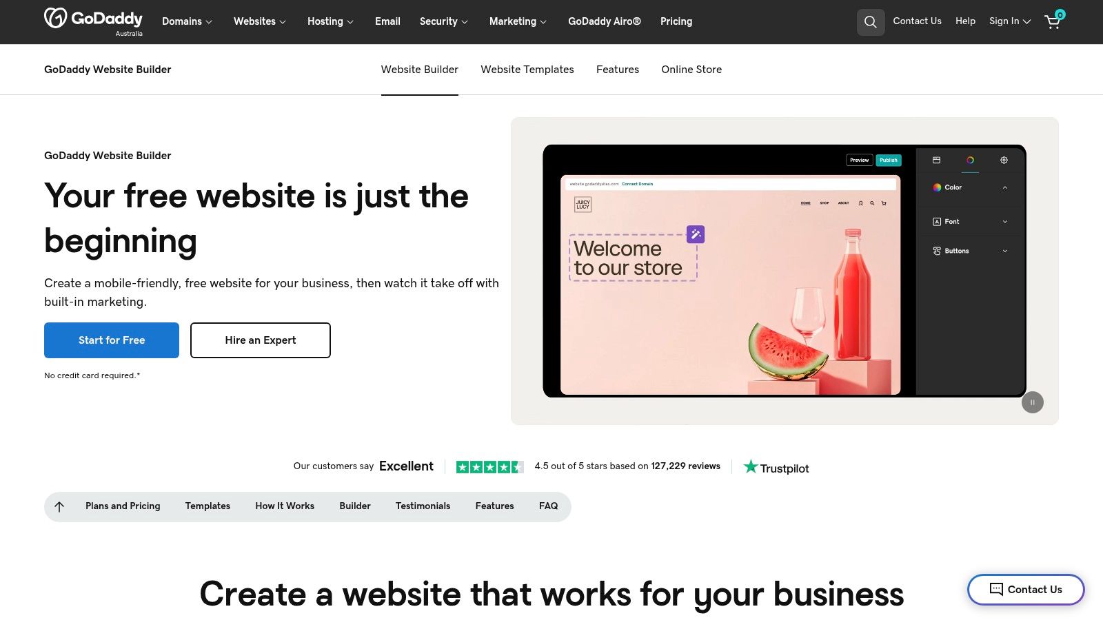 GoDaddy Websites + Marketing
