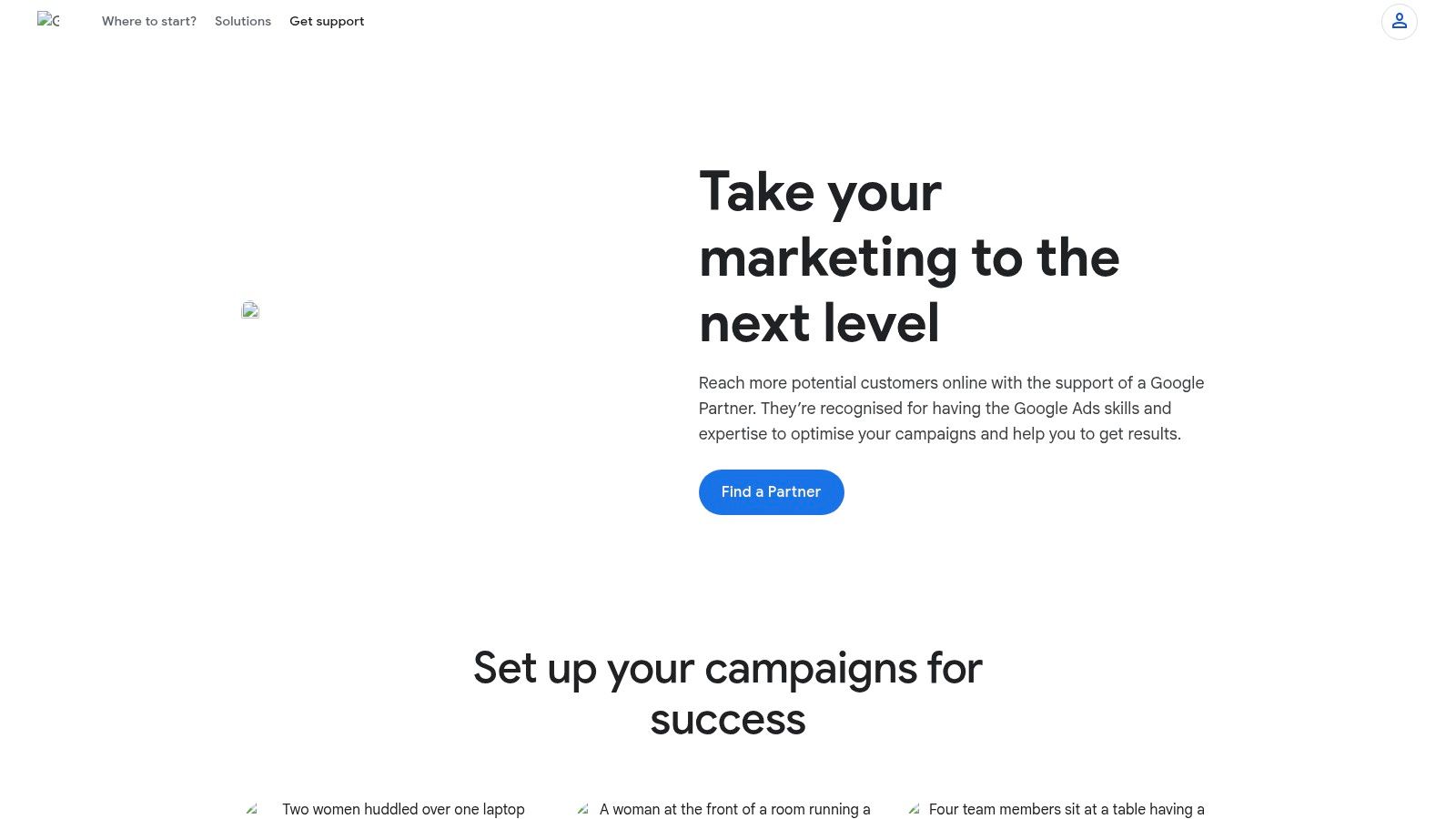 Google Ads – Work with a Google Partner