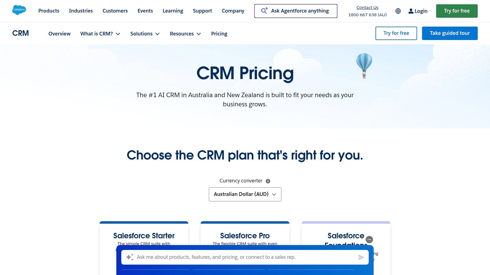 Salesforce – CRM and Marketing Cloud