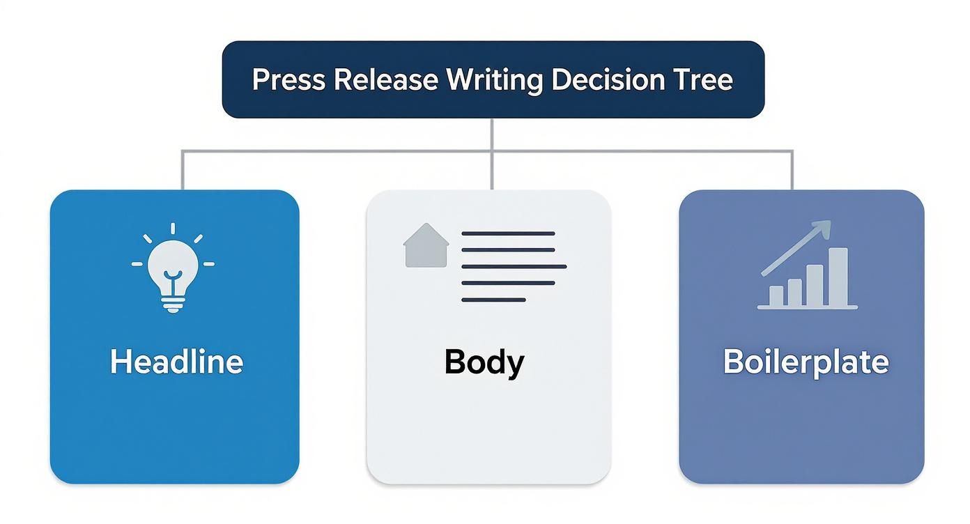 Infographic about how to send out press release