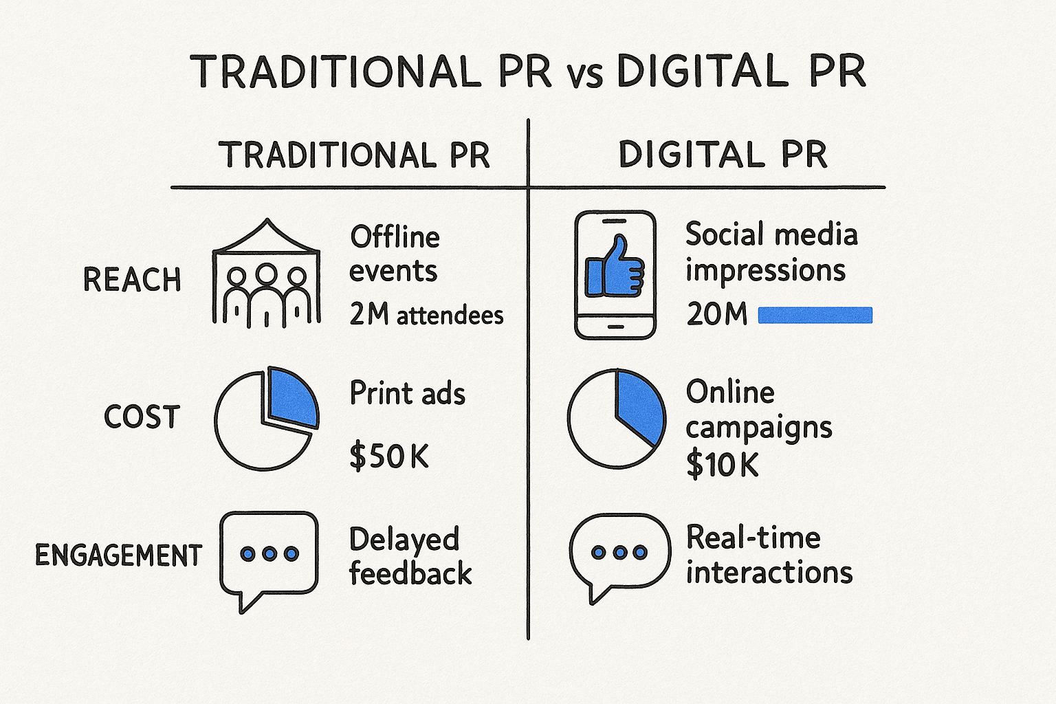 Infographic about what is digital pr
