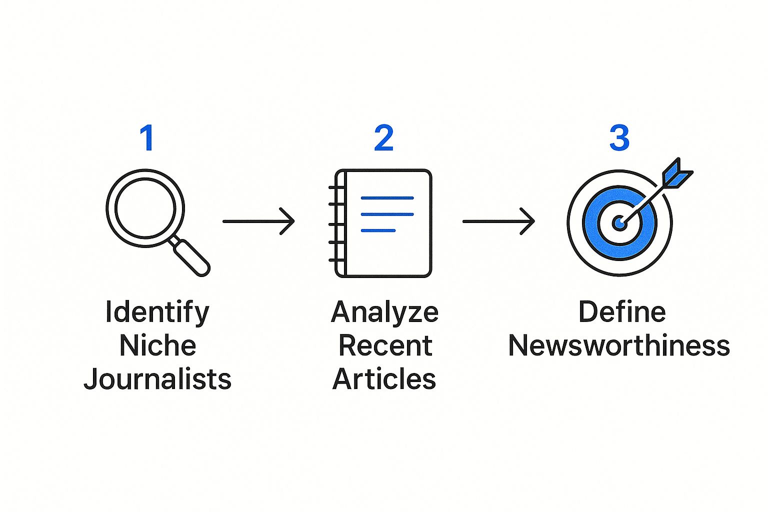 Infographic about pitching to the media