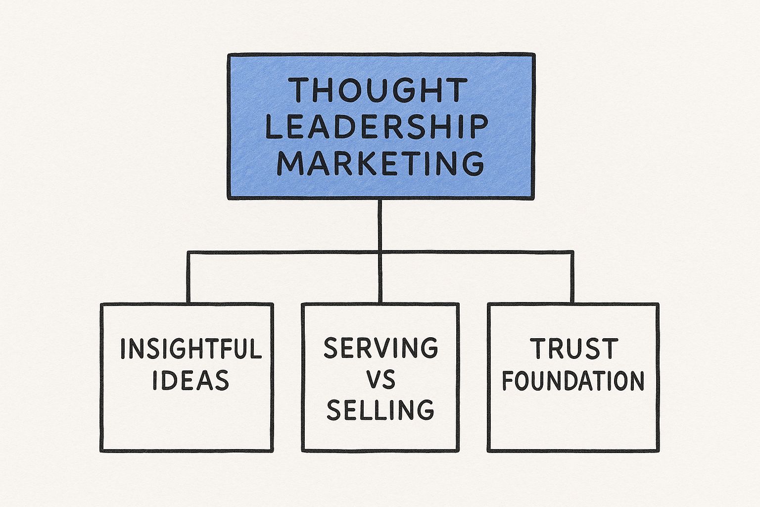 Infographic about what is thought leadership marketing