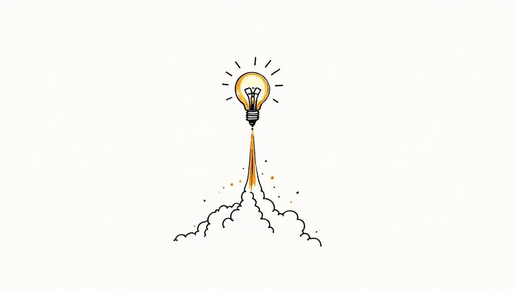 Infographic detailing The Innovation/Product Launch Headline strategy