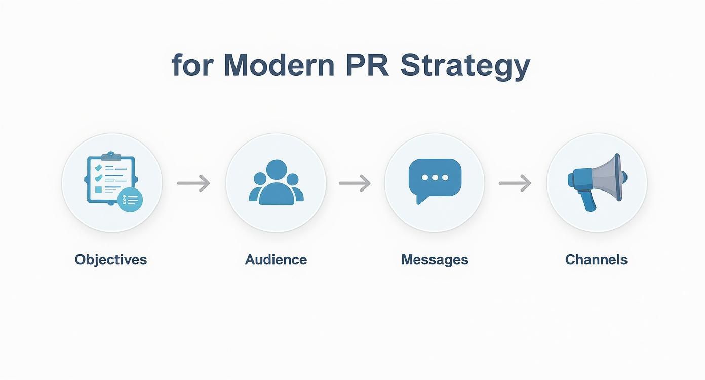 Infographic about sample pr strategy