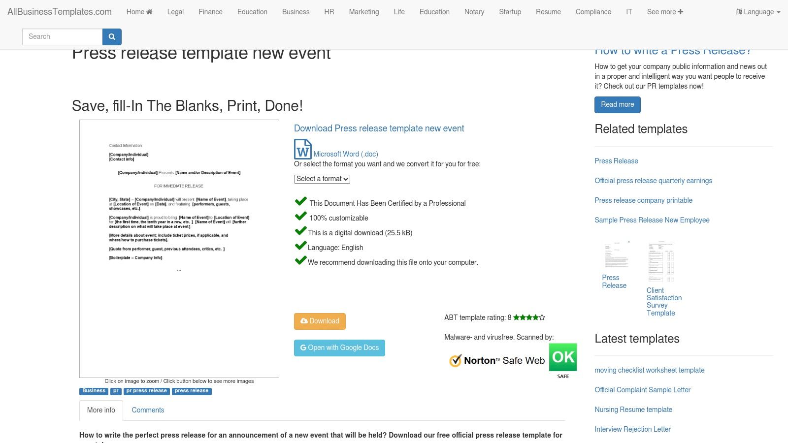 AllBusinessTemplates