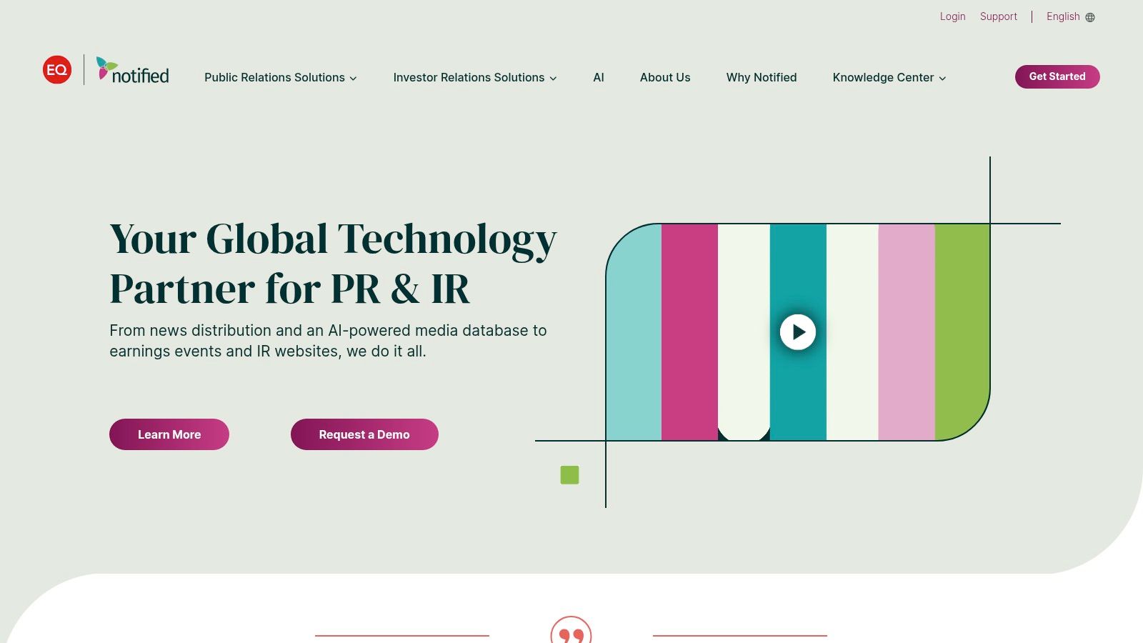 Notified PR Platform (includes GlobeNewswire)