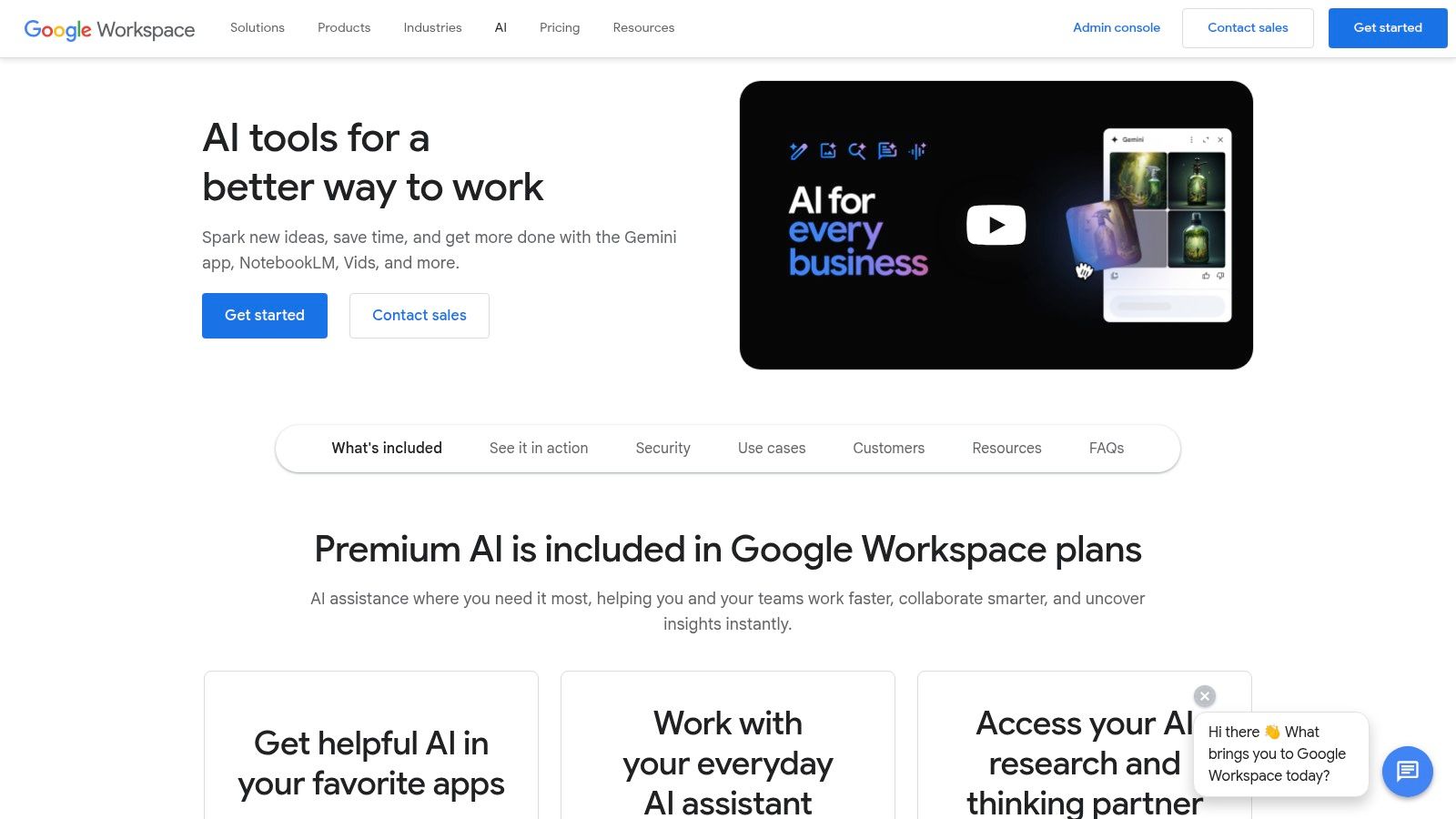 Google Workspace + Gemini add-on