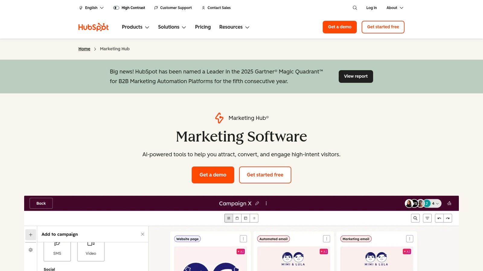 HubSpot – Marketing Hub