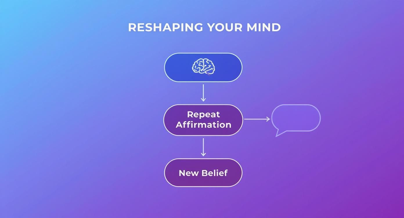 Infographic about affirmation cards for women