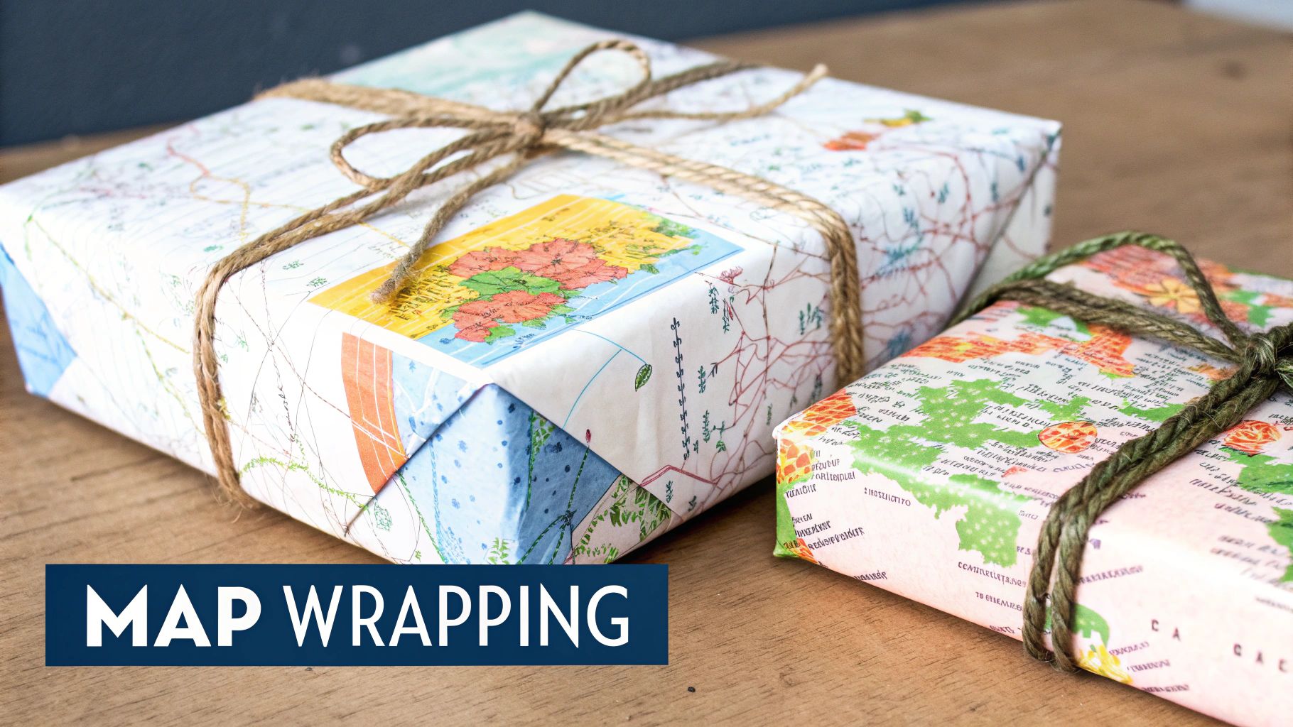 Map Wrapping Paper