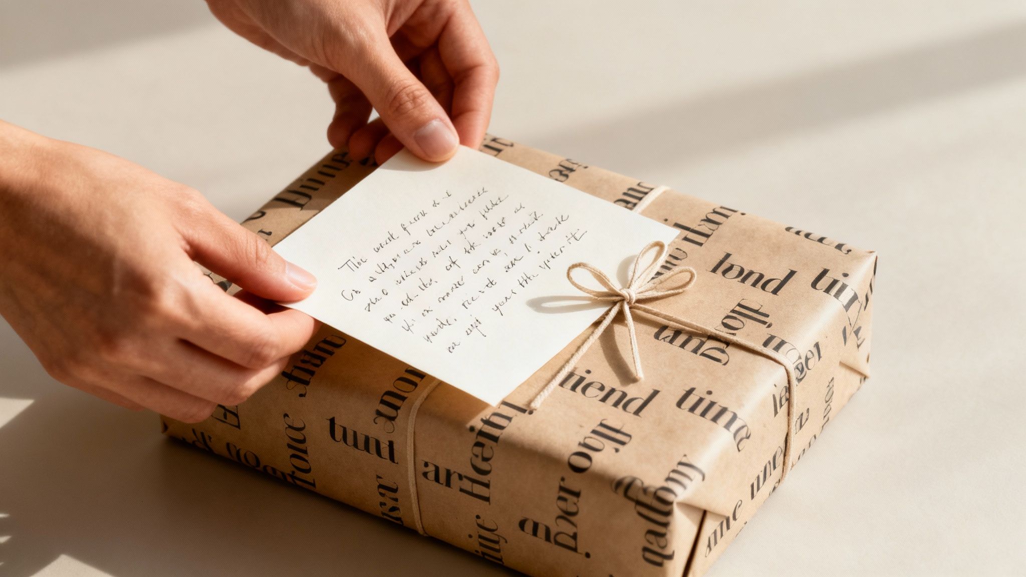 Creative Gift Reveal