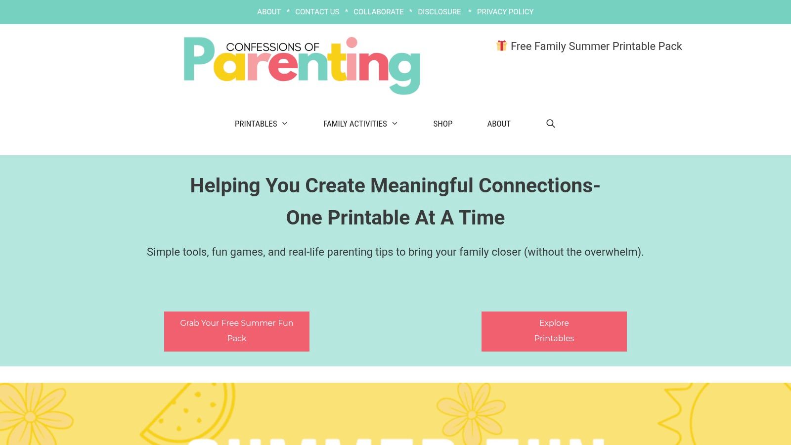 Confessions of Parenting