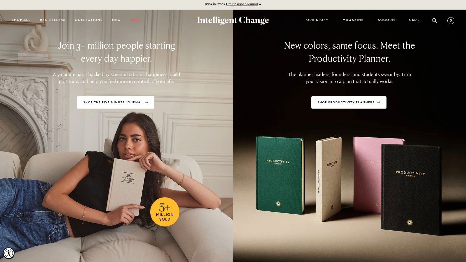 Intelligent Change (The Five Minute Journal official store)